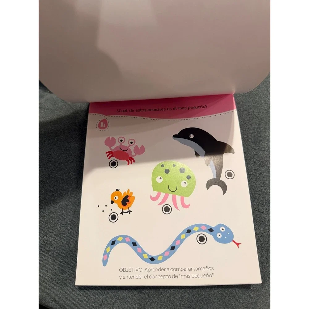 Mis Primeros Pasos Learning Book with Interactive Ladybug Toy for Toddlers